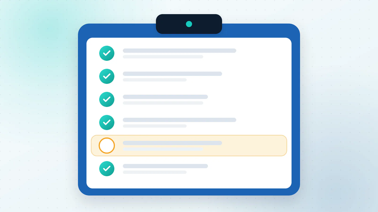 A short readiness checklist with ticks
